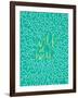 Wild at Heart - Turquoise and Gold Palette-Cat Coquillette-Framed Art Print