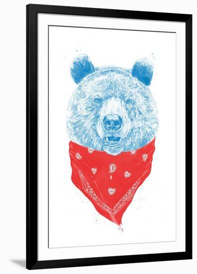 Wild Bear-Balazs Solti-Framed Art Print