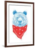 Wild Bear-Balazs Solti-Framed Art Print