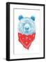 Wild Bear-Balazs Solti-Framed Art Print