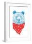 Wild Bear-Balazs Solti-Framed Art Print