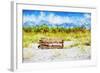 Wild Bench - In the Style of Oil Painting-Philippe Hugonnard-Framed Giclee Print