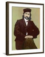 Wild Bill Hickok Alias James Butler American Frontiersman Stage Driver Scout and Us Marshal-null-Framed Photographic Print