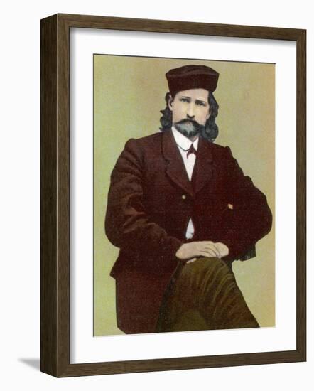 Wild Bill Hickok Alias James Butler American Frontiersman Stage Driver Scout and Us Marshal-null-Framed Photographic Print