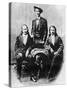 Wild Bill' Hickok, 'Texas Jack' Omohundro and 'Buffalo Bill' Cody, C1870S-null-Stretched Canvas