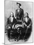 Wild Bill' Hickok, 'Texas Jack' Omohundro and 'Buffalo Bill' Cody, C1870S-null-Mounted Giclee Print