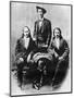 Wild Bill' Hickok, 'Texas Jack' Omohundro and 'Buffalo Bill' Cody, C1870S-null-Mounted Giclee Print