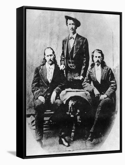 Wild Bill' Hickok, 'Texas Jack' Omohundro and 'Buffalo Bill' Cody, C1870S-null-Framed Stretched Canvas