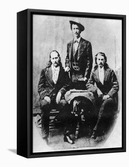 Wild Bill' Hickok, 'Texas Jack' Omohundro and 'Buffalo Bill' Cody, C1870S-null-Framed Stretched Canvas