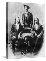 Wild Bill' Hickok, 'Texas Jack' Omohundro and 'Buffalo Bill' Cody, C1870S-null-Stretched Canvas