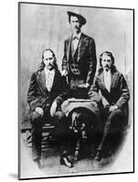 Wild Bill' Hickok, 'Texas Jack' Omohundro and 'Buffalo Bill' Cody, C1870S-null-Mounted Giclee Print