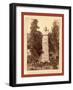 Wild Bill's Monument. James B. Hickoc [I.E. Hickok]-John C. H. Grabill-Framed Giclee Print