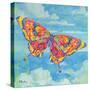 Wild Blue Butterfly-Paul Brent-Stretched Canvas