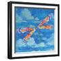 Wild Blue Dragonfly-Paul Brent-Framed Art Print