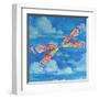 Wild Blue Dragonfly-Paul Brent-Framed Art Print