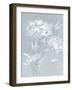 Wild Blue Flowers-Alex Black-Framed Art Print