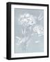 Wild Blue Flowers-Alex Black-Framed Art Print