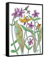 Wild Blue Phlox-Beverly Dyer-Framed Stretched Canvas