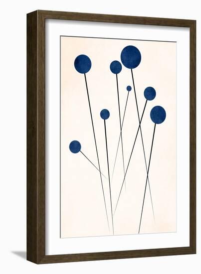 Wild Blueberries-Kubistika-Framed Giclee Print