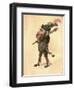 Wild Boar 1873 'Missing Links' Parade Costume Design-Charles Briton-Framed Giclee Print