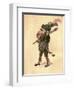 Wild Boar 1873 'Missing Links' Parade Costume Design-Charles Briton-Framed Giclee Print