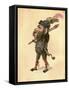 Wild Boar 1873 'Missing Links' Parade Costume Design-Charles Briton-Framed Stretched Canvas