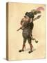 Wild Boar 1873 'Missing Links' Parade Costume Design-Charles Briton-Stretched Canvas