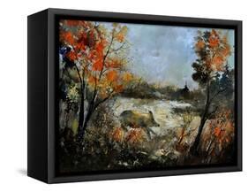 Wild Boar 56-Pol Ledent-Framed Stretched Canvas