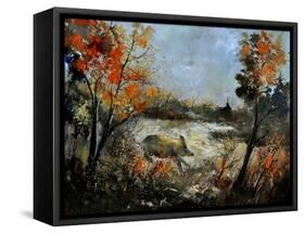 Wild Boar 56-Pol Ledent-Framed Stretched Canvas