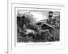 Wild Boar Hunting, C1600-1650-J Smith-Framed Giclee Print