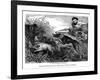 Wild Boar Hunting, C1600-1650-J Smith-Framed Giclee Print