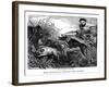 Wild Boar Hunting, C1600-1650-J Smith-Framed Giclee Print