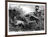 Wild Boar Hunting, C1600-1650-J Smith-Framed Premium Giclee Print