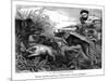 Wild Boar Hunting, C1600-1650-J Smith-Mounted Premium Giclee Print