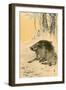 Wild Boar-Koson Ohara-Framed Premium Giclee Print