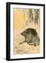 Wild Boar-Koson Ohara-Framed Premium Giclee Print