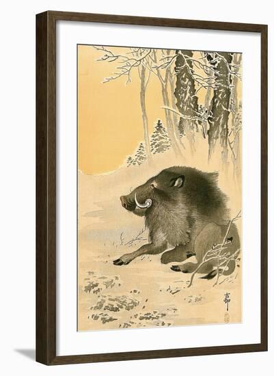 Wild Boar-Koson Ohara-Framed Giclee Print