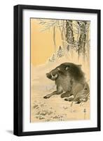 Wild Boar-Koson Ohara-Framed Giclee Print