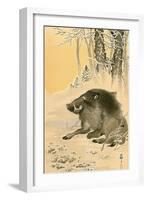 Wild Boar-Koson Ohara-Framed Giclee Print
