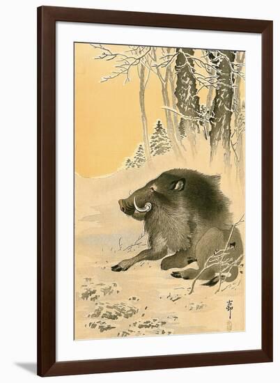 Wild Boar-Koson Ohara-Framed Giclee Print