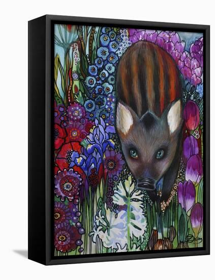 Wild Boar-Oxana Zaika-Framed Stretched Canvas