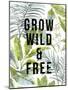 Wild Botanics-Sandra Jacobs-Mounted Giclee Print