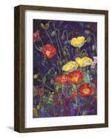 Wild Bunch II: Poppies-Karen Mathison Schmidt-Framed Art Print
