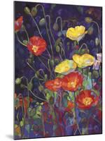 Wild Bunch II: Poppies-Karen Mathison Schmidt-Mounted Art Print