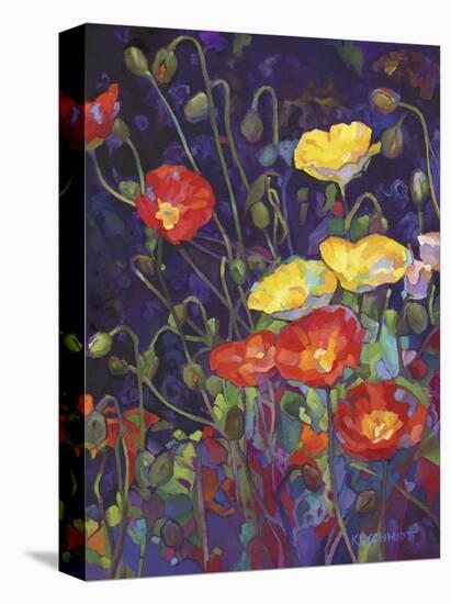 Wild Bunch II: Poppies-Karen Mathison Schmidt-Stretched Canvas