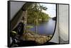 Wild camping, Stora Le Lake, Dalsland, Götaland, Sweden-Andrea Lang-Framed Stretched Canvas