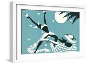 Wild Caribbean Dancer-Found Image Press-Framed Photographic Print