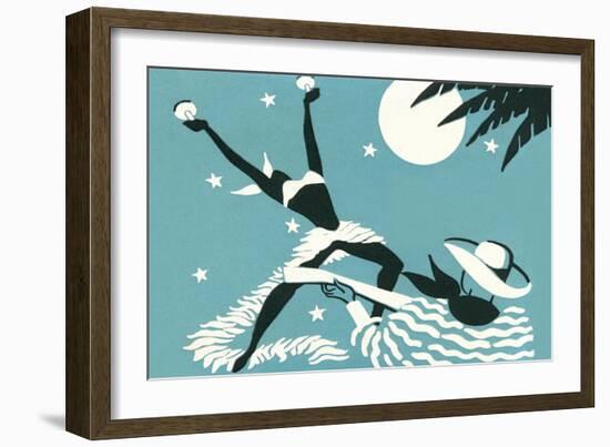 Wild Caribbean Dancer-null-Framed Art Print