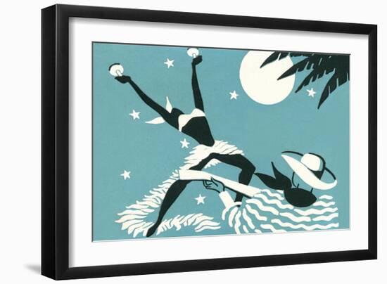 Wild Caribbean Dancer-null-Framed Art Print