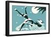 Wild Caribbean Dancer-null-Framed Premium Giclee Print